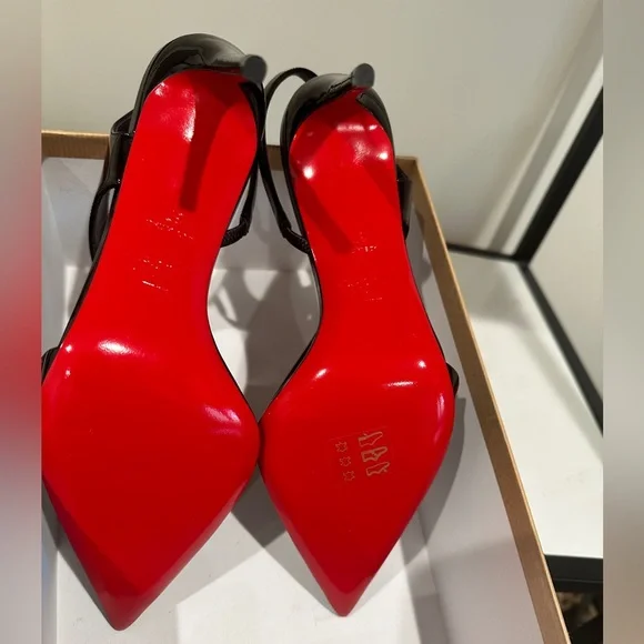 Christian Louboutin “Brandina 85 Patent” in Black. Size 37. NEVER WORN! - Picture 5 of 9